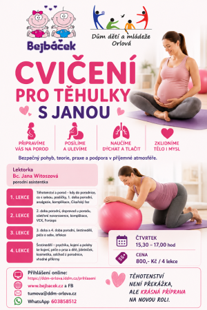 CVIČENÍ PRO TĚHOTNÉ S JANOU 